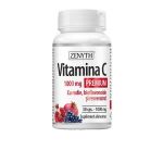 Vitamina C Premium 1000 mg cu Rodie, Bioflavonoide si Resveratrol Zenyth Pharmaceuticals, 30 capsule