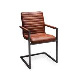 Scaun din piele naturala de bivol, model indu wave s