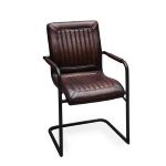 Scaun Modern din Piele de Bivol, Model Brooklyn Rp
