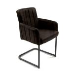 Scaun Tip Industrial Confortabil din Catifea, Model Ricardo