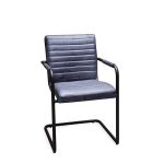 Scaun unicat din piele naturala de bivol, model wave rp