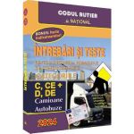 Intrebari si teste pentru obtinerea permisului de conducere auto. Categoriile C, CE + D, DE , editura National