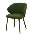 Scaun Verde din Catifea, Model Caprice