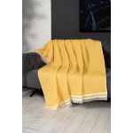 Cuvertura de pat, Alinda - Mustard (170 x 230), DC Home, Bumbac