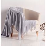 Cuvertura de pat, Pretty - Light Grey (150 x 200), DC Home, Bumbac