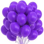 Set 100 Baloane Teno&reg;, Petreceri/Aniversari/Evenimente, o singura dimensiune, latex, mov