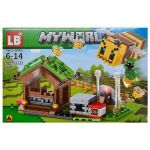 Set de constructie 4 in 1 Minecraft LB My World, 224 piese
