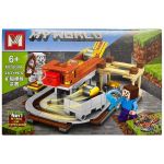 Set de constructie Minecraft 4 in 1 My World, 283 piese