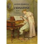 4 sonatine opus 151 pentru pian - Anton Diabelli, editura Grafoart