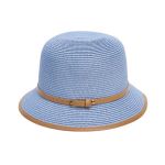 Palarie Malvina Paie Bleu Bucket-Hat