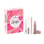 Set 3 bucati Essence The Nude Lip Romantic, Ruj, Creion de Buze, Luciu de Buze, 7.7ml