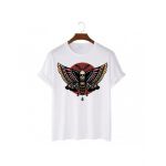 Tricou Barbati Alb "Death Butterfly" Engros