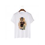 Tricou Barbati Alb "King of skate" Engros