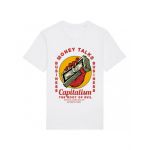 Tricou Barbati Alb "Money Talks" Engros