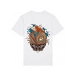 Tricou Barbati Alb "Ramen Bowl" Engros