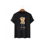 Tricou Barbati Negru "Bear in style" Engros