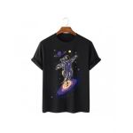 Tricou Barbati Negru "Black Hole" Engros