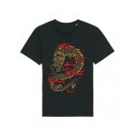 Tricou Barbati Negru "Fire Dragon" Engros