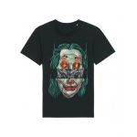 Tricou Barbati Negru "Joker Fire Skull" Engros