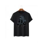 Tricou Barbati Negru "May luck be with you" Engros