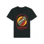 Tricou Barbati Negru "Money Talks" Engros