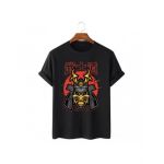 Tricou Barbati Negru "Samurai Warrior" Engros