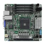 ASRock Rack X570D4I-2T - Mini ITX - AMD X570 - Socket AM4 - DDR4-SDRAM - Aspeed AST2500 - UEFI AMI (X570D4I-2T)
