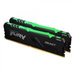 Kingston Technology FURY Beast RGB module de memorie 32 GB 2 x 16 GB DDR4 3600 MHz (KF436C18BBAK2/32)