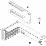 Lenovo ThinkSystem SR550/SR650 x16/x8 PCIe FH Riser 1 Kit (7XH7A02678)