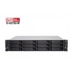 qnap QNAP TS-h1277XU-RP NAS Cabinet metalic (2U) Ethernet LAN Negru, Gri 3700X (TS-h1277XU-RP-3700X-128G)