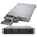 Supermicro SuperServer 6029TR-HTR Intel® C621 LGA 3647 (Socket P) Cabinet metalic (2U) Negru (SYS-6029TR-HTR)