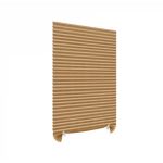 Jaluzea Plisata cu Sistem de Prindere Autoadeziv Glixicom 60 x 150 cm Bej