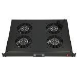 Extralink 19' RACK MOUNT FAN PANEL (4 FANS) WITH THERMOSTAT Panou ventilator (EX.14718)