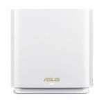 ASUS ZenWiFi XT8 WHITE 1pk AX6600 Whole-Home Tri-band Mesh WiFi 6 System – Coverage up to 230 Sq. Meter/2,475 Sq. ft., 6.6Gbps WiFi, 3 SSIDs, life-time free network security and parental controls, 2.5 (ZENWIFI XT8 WHITE 1PK)