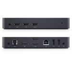 dell DELL D3100 stații de andocare și replicatoare de porturi pentru calculatoare portabile Prin cablu USB 3.2 Gen 1 (3.1 Gen 1) Type-B Negru (D3100) (452-BBOT)
