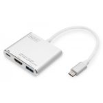 DIGITUS Digitus DA-70838-1 adaptor grafic USB 4096 x 3072 Pixel Gri, Alb (DA-70838-1)