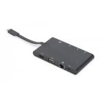 DIGITUS Digitus DA-70865 stații de andocare și replicatoare de porturi pentru calculatoare portabile Prin cablu USB 3.2 Gen 1 (3.1 Gen 1) Type-C Negru (DA-70865)