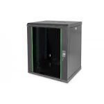 DIGITUS Digitus DN-19 12-U-SW rack-uri 12U Raft montat pe perete Negru (DN-19 12-U-SW)