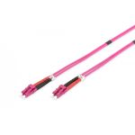 DIGITUS Fiber Optic Patch Cord LC to LC Multimode OM4 - 2m Duplex color RAL4003 Length 2m (DK-2533-02-4)