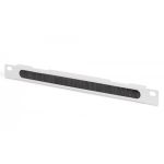 DIGITUS 254 mm (10') 0.5U cable brush management panel 22x254x10 mm, color grey (RAL 7035) (DN-10 ORG-1/2U)