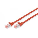 DIGITUS CAT 6 S-FTP patch cord, Cu, LSZH AWG 27/7, length 1 m, color red (DK-1644-010/R)