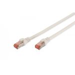 DIGITUS CAT 6 S-FTP patch cord, Cu, LSZH AWG 27/7, length 10 m, color white (DK-1644-100/WH)