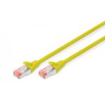 DIGITUS CAT 6 S-FTP patch cord, Cu, LSZH AWG 27/7, length 10 m, color yellow (DK-1644-100/Y)