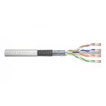 DIGITUS CAT 6 SF-UTP patch cable, raw 100 m, paper box, AWG 26/7, LSZH, sx, grey (DK-1633-P-1)