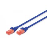 DIGITUS CAT 6, U-UTP patch cord, PVC AWG 26/7, length 2 m, color blue (DK-1612-020/B)