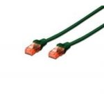 DIGITUS CAT 6, U-UTP patch cord, PVC AWG 26/7, length 7 m, color green (DK-1612-070/G)