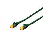 DIGITUS CAT 6A S-FTP patch cord, Cu, LSZH AWG 26/7, length 0.25 m, color green (DK-1644-A-0025/G)