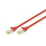 DIGITUS CAT 6A S-FTP patch cord, Cu, LSZH AWG 26/7, length 0.25 m, color red (DK-1644-A-0025/R)