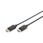DIGITUS DisplayPort connection cable, DP M/M, 1.0m, w/interlock, DP, 1.1 conform, bl (AK-340103-010-S)