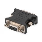 DIGITUS DVI adapter, DVI(24+5) - HD15 M/F,  DVI-I dual link, bl (AK-320504-000-S)